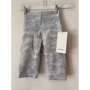 Lululemon Wunder Under HR Short 10 inch Jacquard Camo Ribbed Luxtreme Size 2